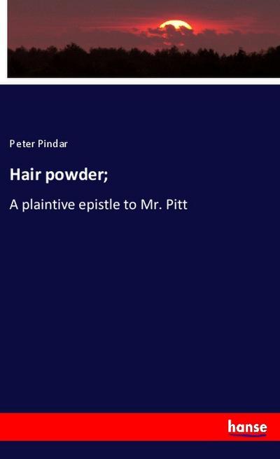 Hair powder;