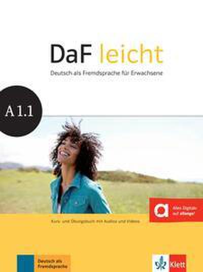 DaF leicht A1.1.  Kurs- und Übungsbuch mit Audios und Videos