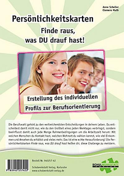 Persönlichkeitskarten "Finde raus, was DU drauf hast!"