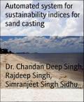 Automated system for sustainability indices for sand casting