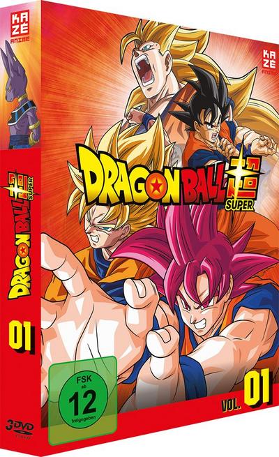 Dragonball Super - 1. Arc: Kampf der Götter - Episoden 1-15 (3 DVDs)
