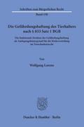 Die Gefährdungshaftung des Tierhalters nach § 833 