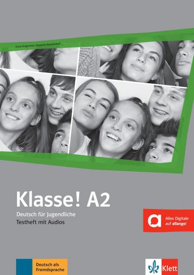Klasse! A2. Testheft mit Audios online