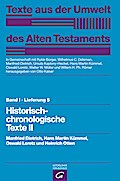 Historisch-chronologische Texte II