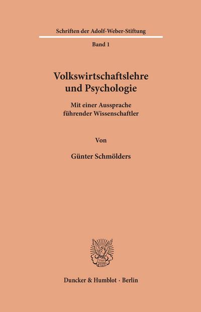 Volkswirtschaftslehre und Psychologie.