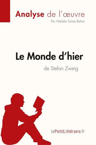Le Monde d’hier de Stefan Zweig (Analyse de l’oeuvre)