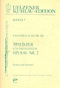 Trio D-Dur op.86,2 für 3 Flöten