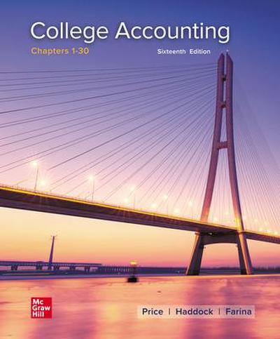 Loose Leaf for College Accounting Chapters 1-30