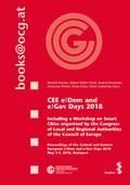 CEE e - Dem and e - Gov Days 2018