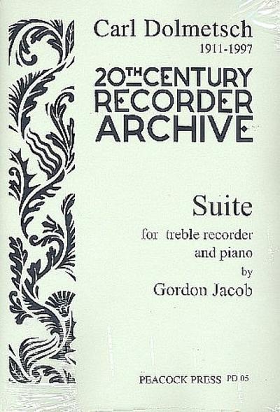Suitefor treble recorder (flute) and piano