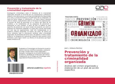 Prevención y tratamiento de la criminalidad organizada