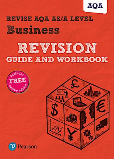 Pearson REVISE AQA A Level Business Revision Guide & Workbook inc online edition - for 2026, 2027 exams