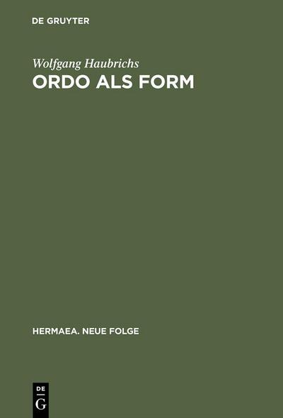 Ordo als Form