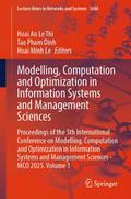 Modelling, Computation and Optimization in Information Systems and Management Sciences