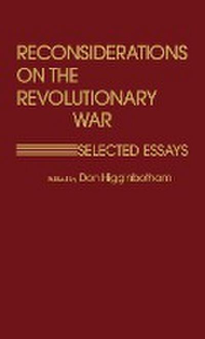 Reconsiderations on the Revolutionary War