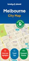 Lonely Planet Melbourne City Map