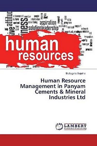 Human Resource Management in Panyam Cements & Mineral Industries Ltd