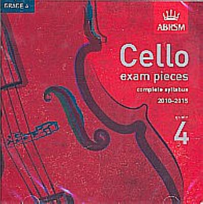 Cello Exam Pieces Grade 4 2010-2015CD