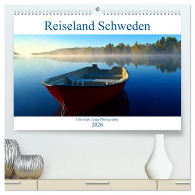 Reiseland Schweden (hochwertiger Premium Wandkalender 2026 DIN A2 quer), Kunstdruck in Hochglanz