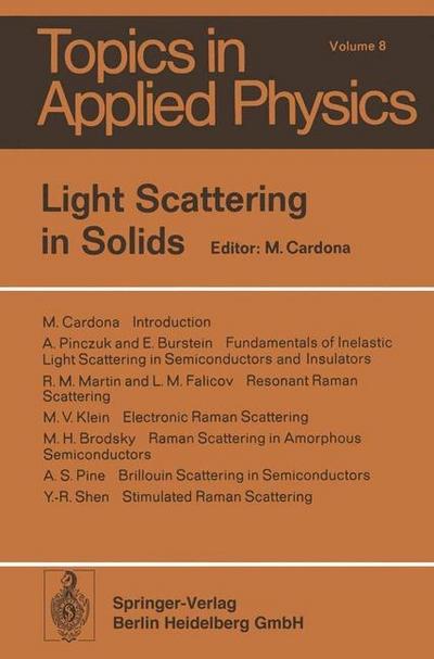 Light Scattering in Solids 1