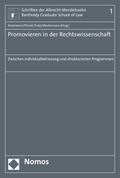 Promovieren in der Rechtswissenschaft