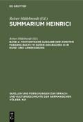 Textkritische Ausgabe der zweiten Fassung Buch I–VI sowie des Buches XI in Kurz- und Langfassung