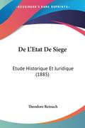 De L’Etat De Siege