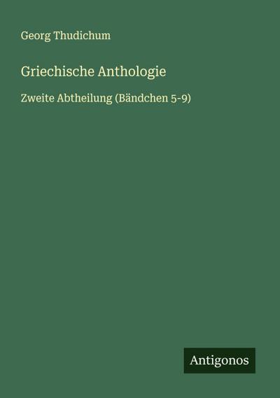 Griechische Anthologie