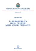 La responsabilità per la gestione nelle società di persone