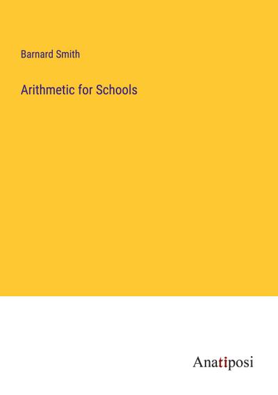 Arithmetic for Schools