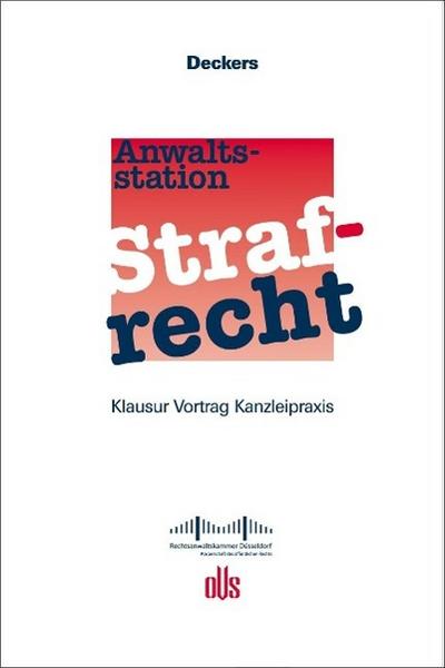 Anwaltsstation Strafrecht