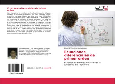 Ecuaciones diferenciales de primer orden