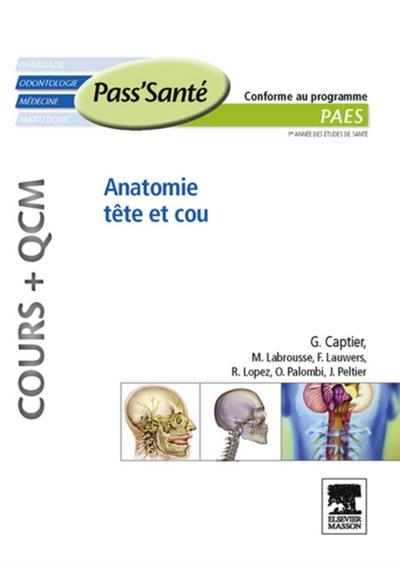 Anatomie tete et cou (Cours + QCM)