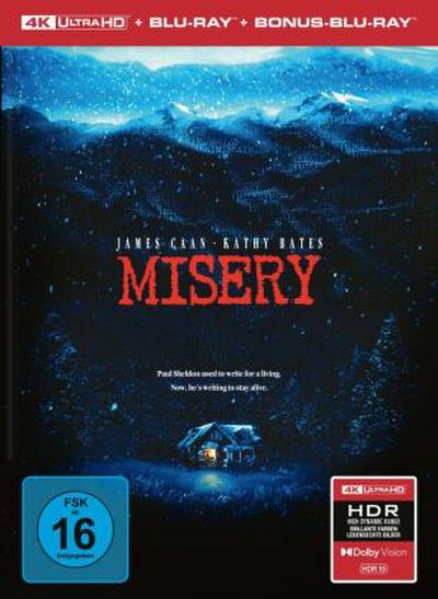Misery, 1 4K UHD-Blu-ray + 2 Blu-ray (Limited Collector’s Edition im Mediabook)