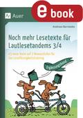 Noch mehr Lesetexte für Lautlesetandems 3-4