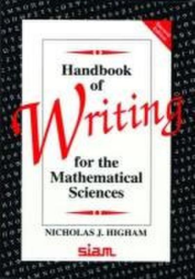 Handbook of Writing for the Mathematical Sciences