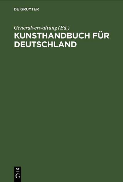 Kunsthandbuch für Deutschland
