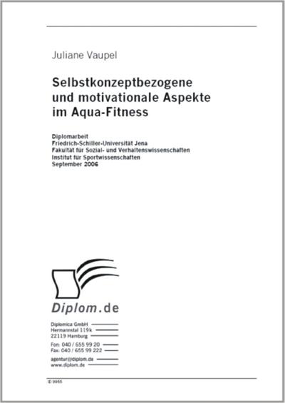 Selbstkonzeptbezogene und motivationale Aspekte im Aqua-Fitness