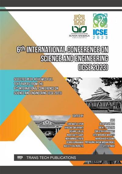 6th International Conference on Science and Engineering (ICSE)