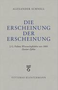 Die Erscheinung der Erscheinung