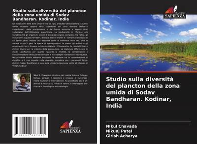 Studio sulla diversità del plancton della zona umida di Sodav Bandharan. Kodinar, India