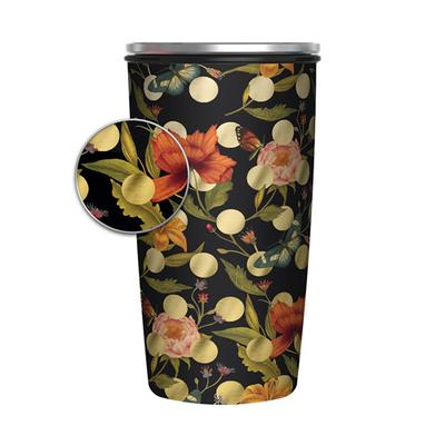 SlideCUP is There Life Before Coffee? - blau 400ml Thermosbecher Coffee to go