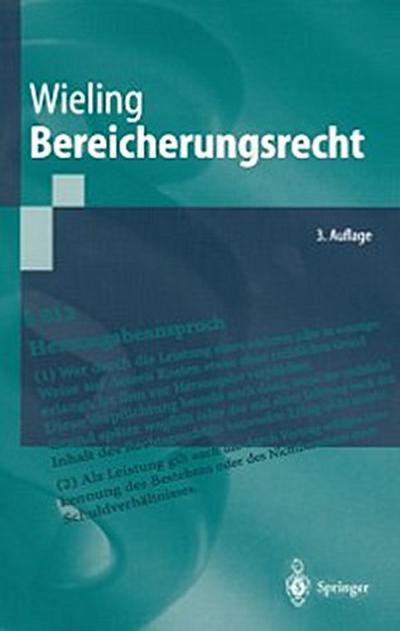 Bereicherungsrecht