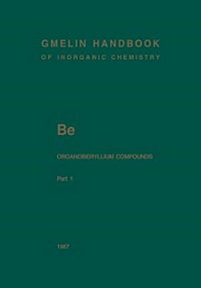 Be Organoberyllium Compounds