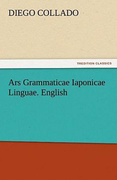 Ars Grammaticae Iaponicae Linguae. English