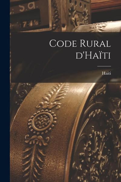 Code rural d’Haïti