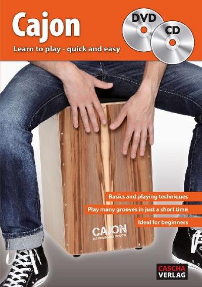 Cajon: Learn to play - quick and easy + CD + DVD 