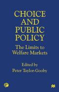 Choice and Public Policy