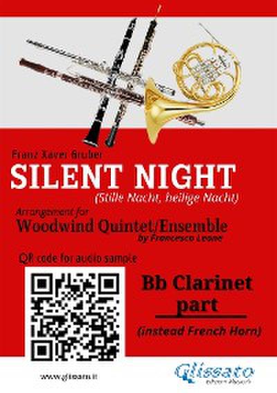 Bb Clarinet (instead French Horn) part of "Silent Night" for Woodwind Quintet/Ensemble