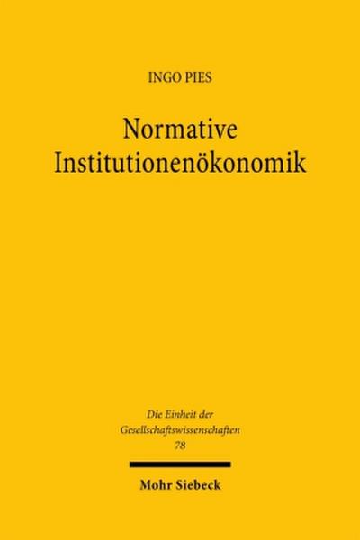 Normative Institutionenökonomik
